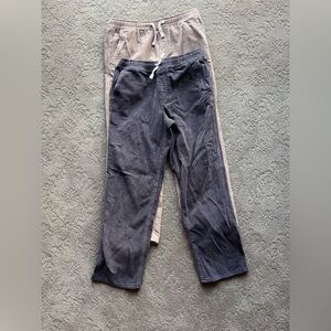 RSQ Boys Dark Gray and Tan Corduroy Pants